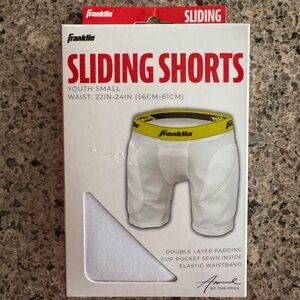 NIB Franklin Baseball Sliding Shorts